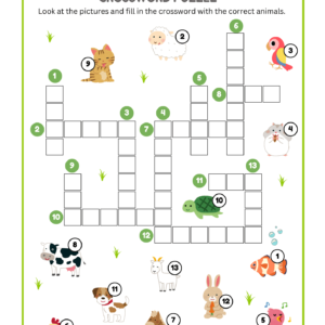 domestic animals crossword