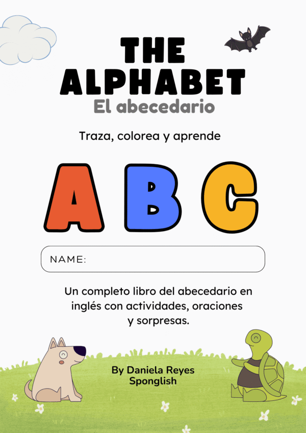 English alphabet workbook for kids