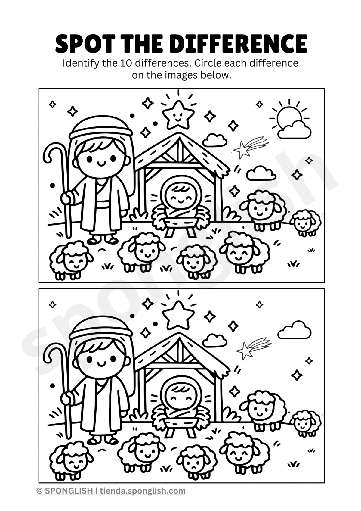 spot the difference christmas