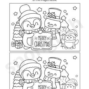 spot the difference christmas version