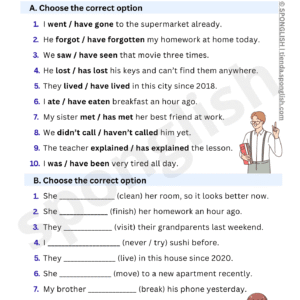 present perfect vs past simple worksheet